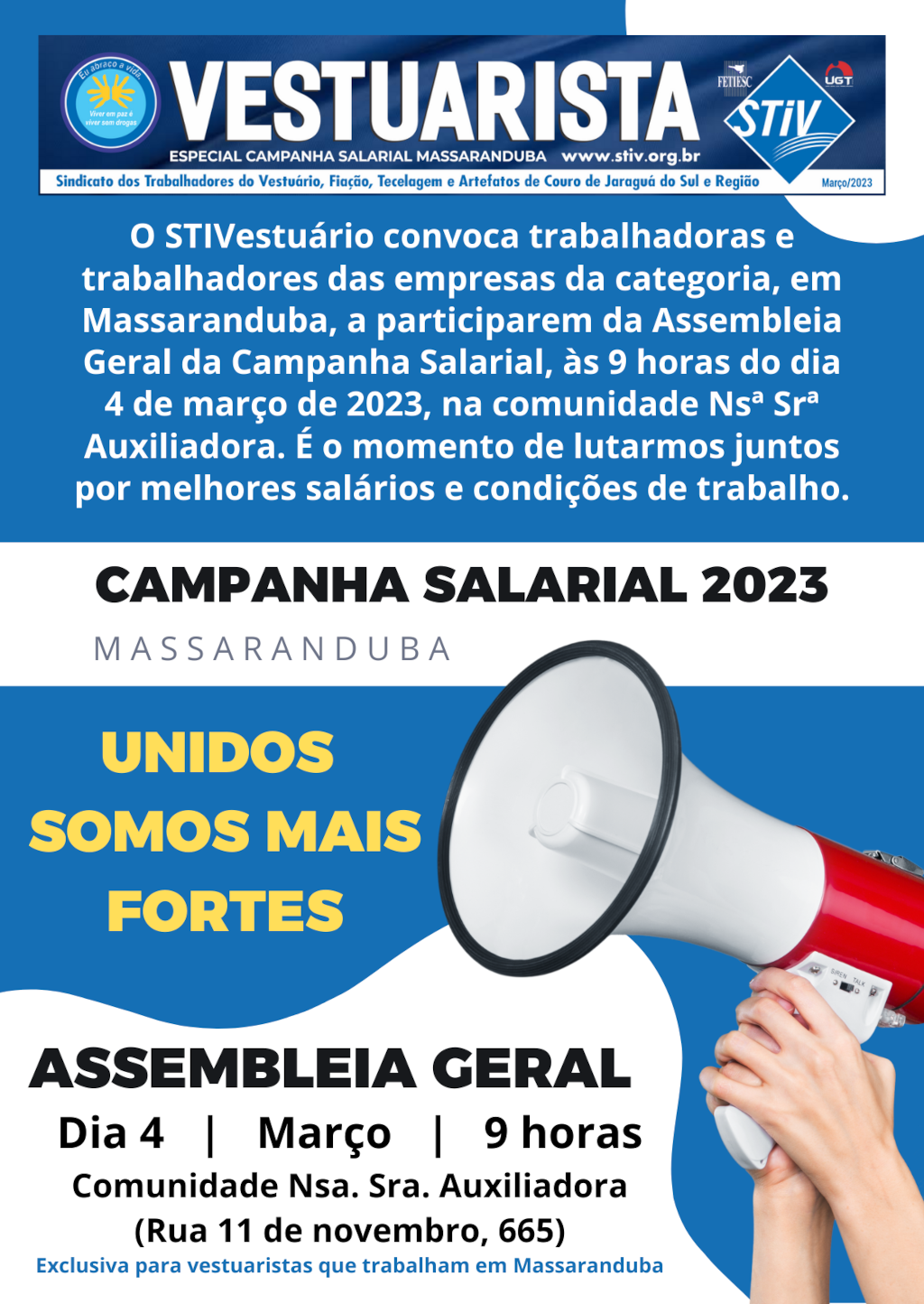 Campanha salarial 2023 – Massaranduba